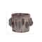 Hello Honey® 7" Brown Reactive Glaze Stoneware Planter